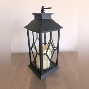Medium sized lightweight lantern with candle attached